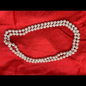 Talbots two-way pearl necklace. 36 inches